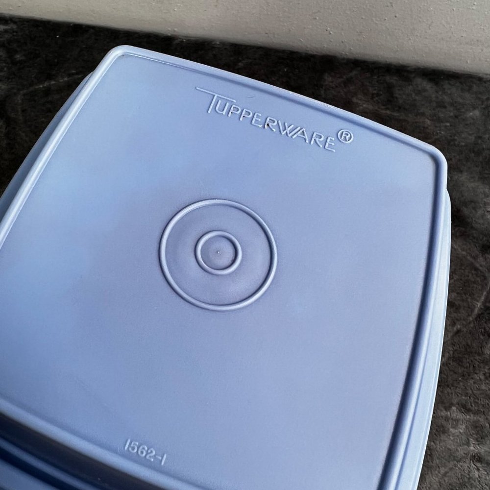 Tupperware Pick a Deli Pickle Keeper Storage Container Blue 3 pc 1560-3 - Picture 7 of 9